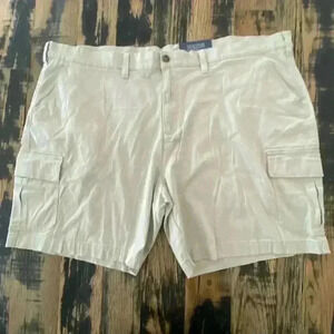 Croft & Barrow Big & Tall Tan Shorts Size 54 New With Tags